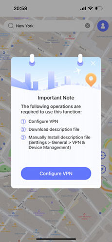 configure vpn mocpogo