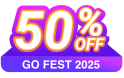 50% off