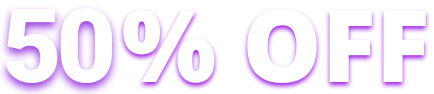 50% off