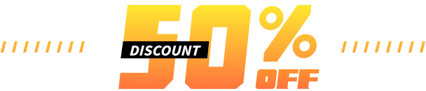 50% off