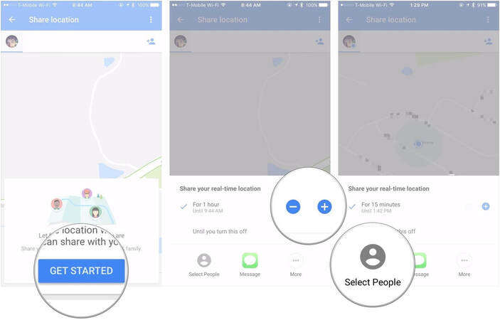 Google-maps-location-sharing