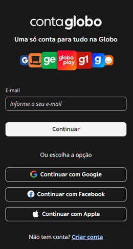 acesse site do Globoplay