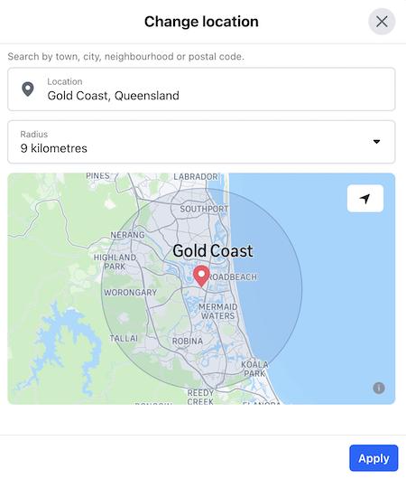 adjust the distance radius