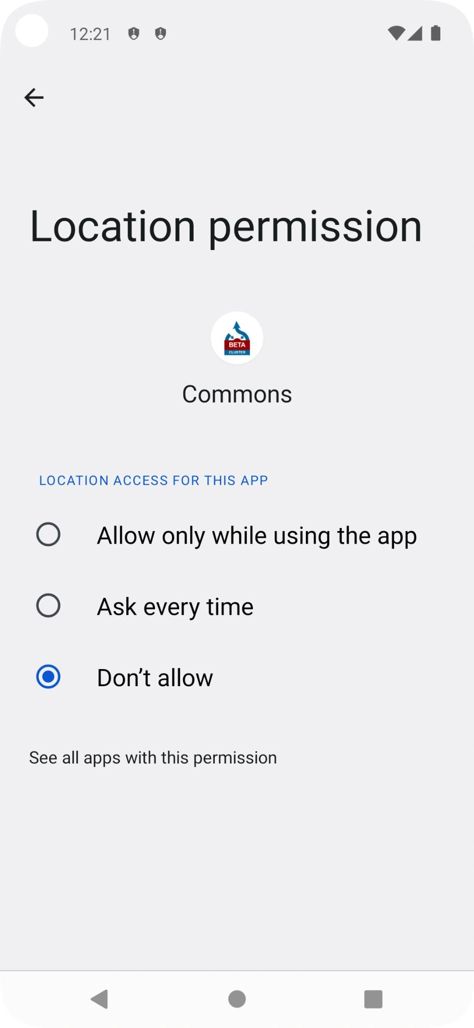 Permitir Permissão de Localização no Android