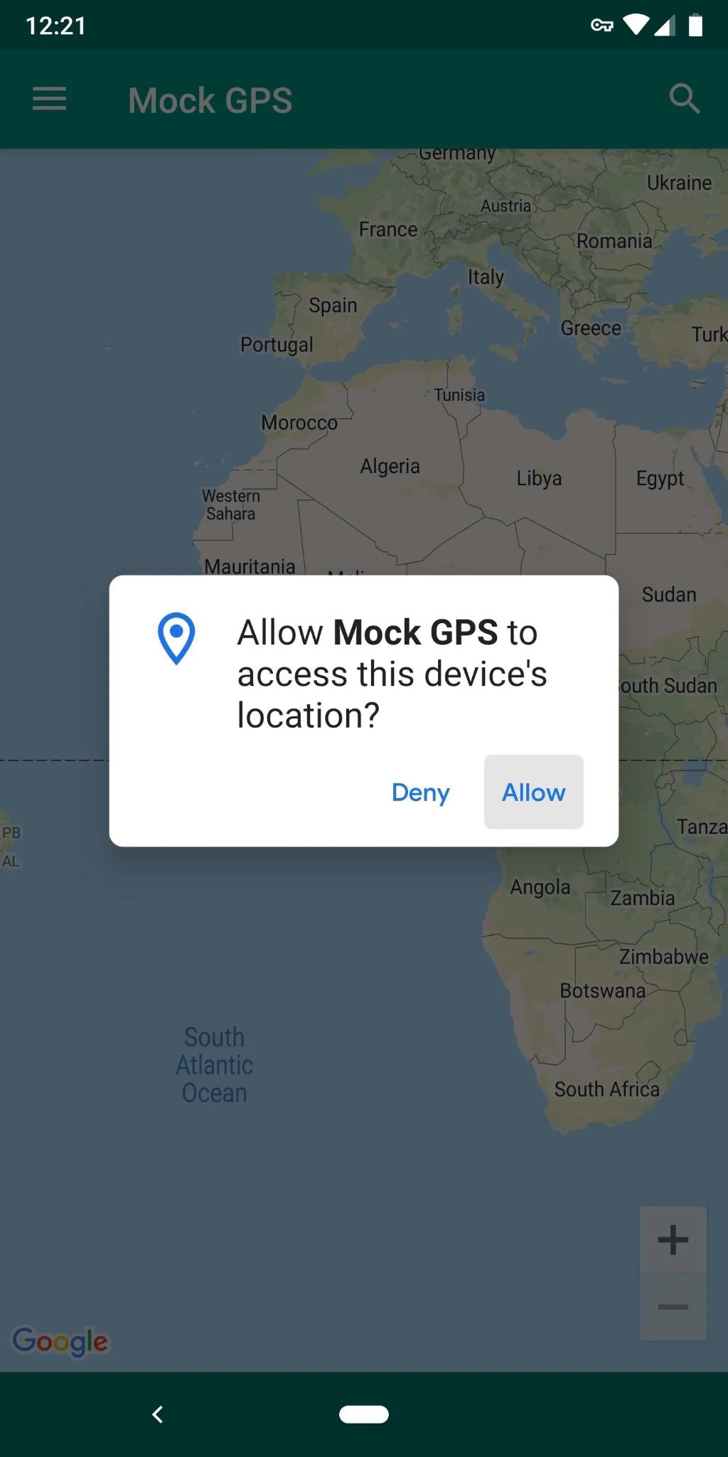 allow mock gps android