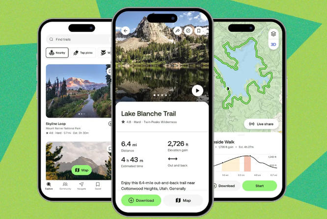AllTrails gps app for iphone