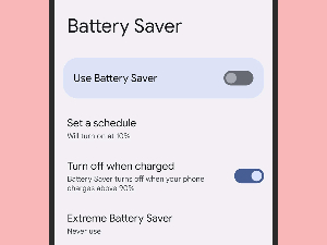 android battery savor settings