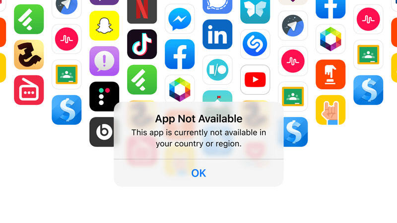 App Store無法更改地區