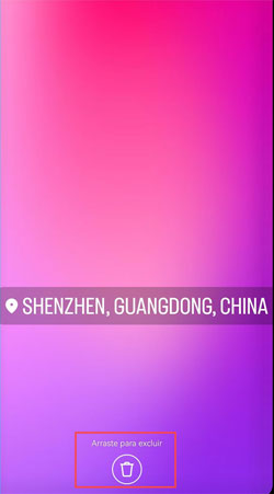 arrastrar para excluir