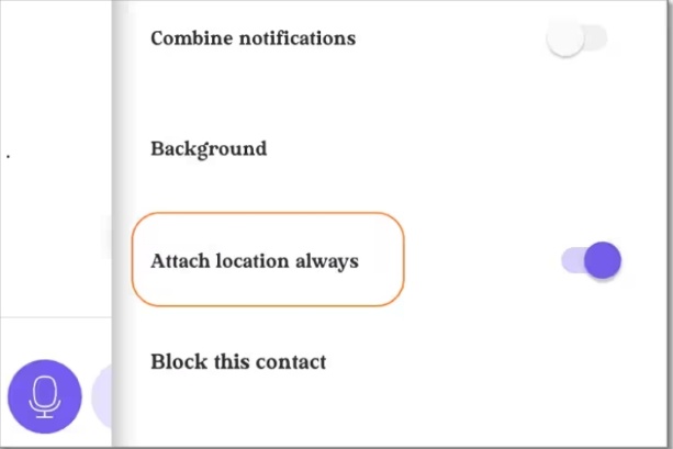 attach location always