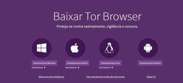 baixar tor browser