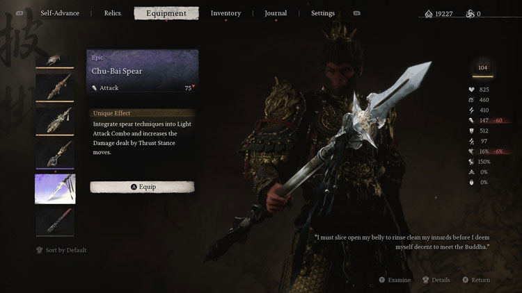 Black Myth Wukong armas