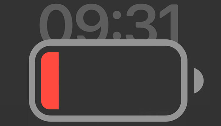 bateria descarrega mais rapido