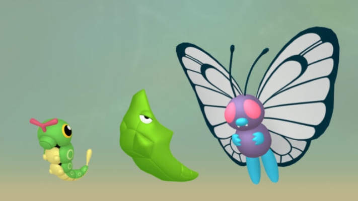 ポケモンGOキャタピー進化