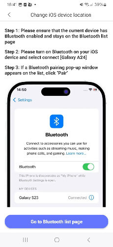bluetooth setting