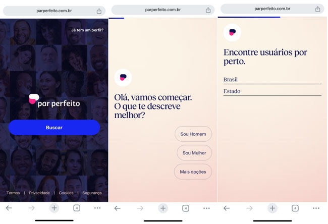 cadastrar Par Perfeito