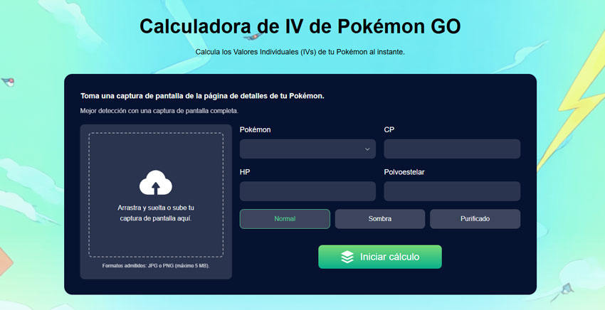   calculadora online para Pokémon Go IV MocPOGO