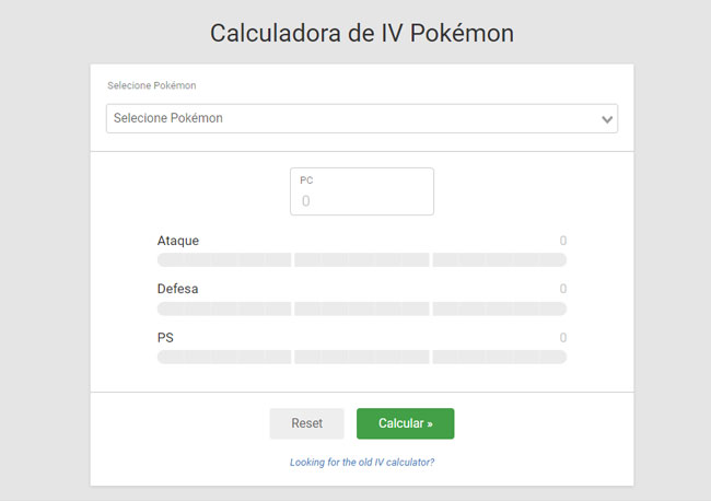 Calcular de IV Pokemon Go
