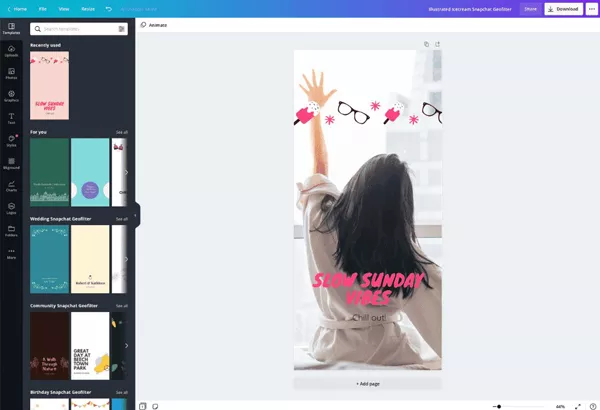 canva search filter