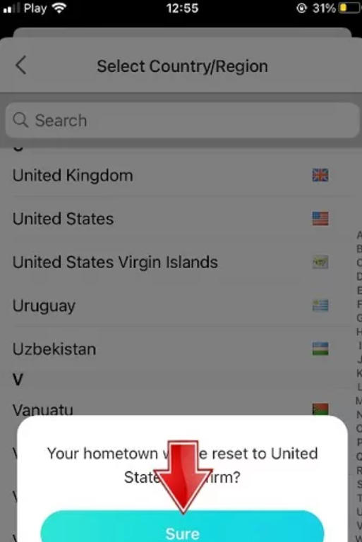 change bogo live account hometown