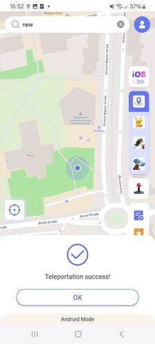 change location complete mocpogo for android
