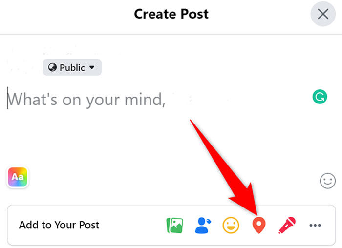 change location facebook by checkin