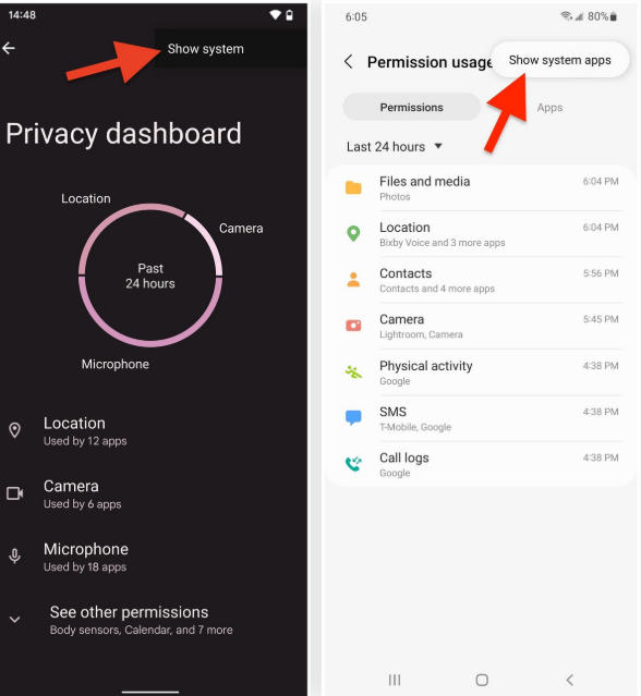 check apps on android