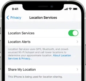 check location services