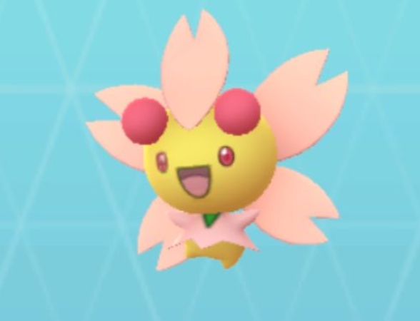 ポケモンGOのポジフォルムチェリンボ