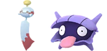 ポケモン go チリーンとシェルダー