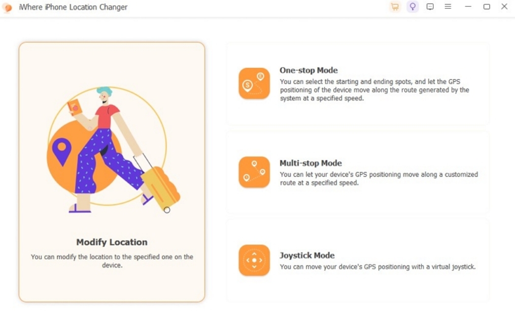choose modify location onscreen
