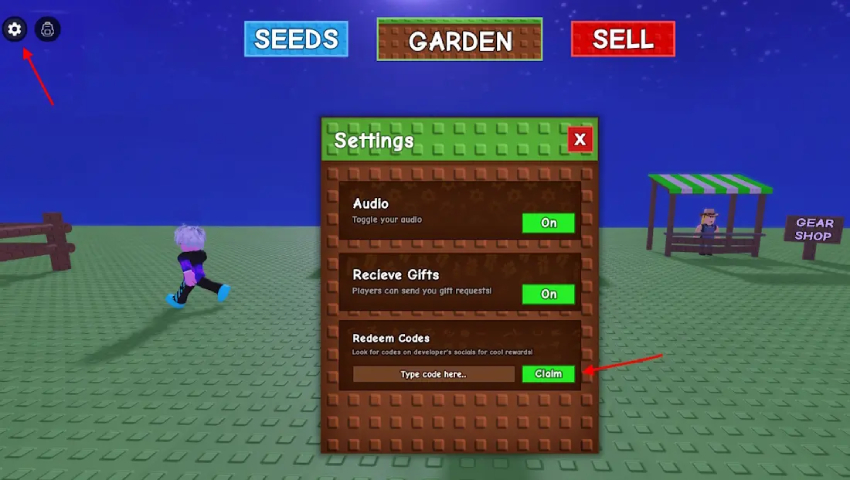 redeem grow a garden codesroblox