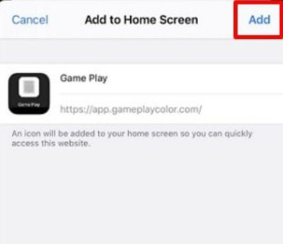 click add button