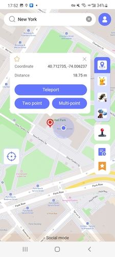 click teleport mocpogo android