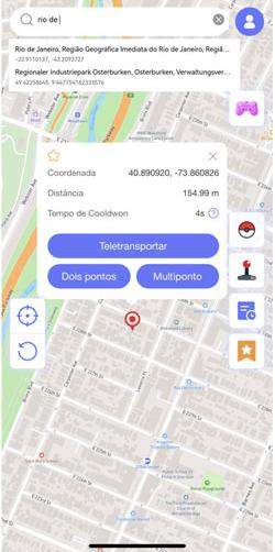 clique transmitir iOS