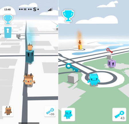 Mapa de Coin Hunt World
