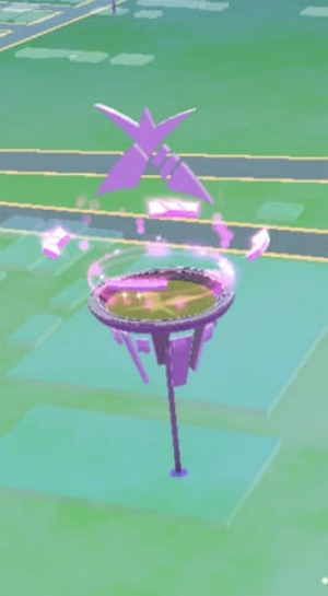 パワースポットからマックス粒子を回収