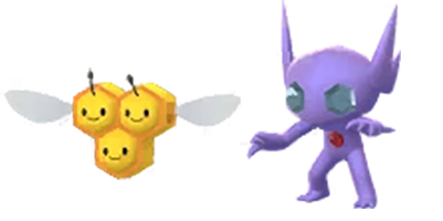 ポケモン go ミツハニーとヤミラミ