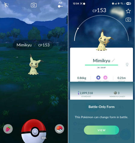Cómo encontrar a Mimikyu en Pokémon GO