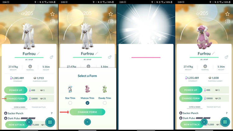  Como mudar a forma do Furfrou