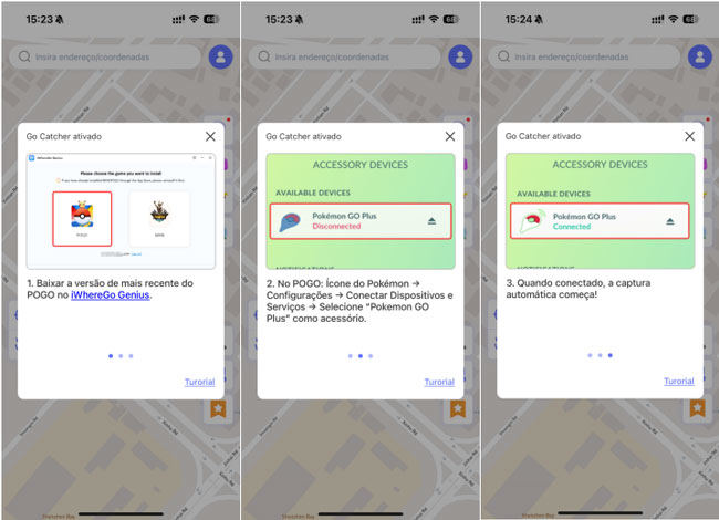tutorial de usar MocPOGO Go Catcher