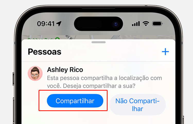 compartilhar localizacao com pessoas