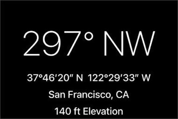 compass gps coordinates