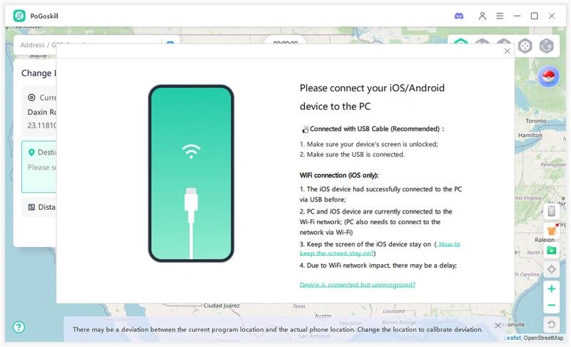 connect your device to pc on pogoskill
