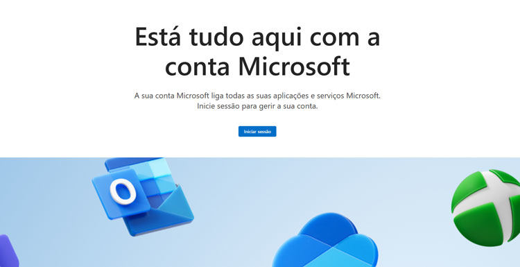 criar conta da Microsoft