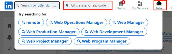 current location linkedin