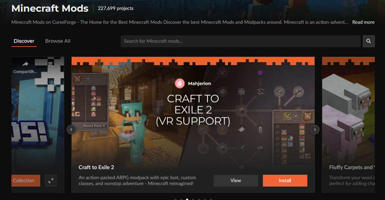 CurseForge Minecraft