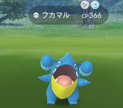ポケモンGO フカマルおさんぽおこうで出現
