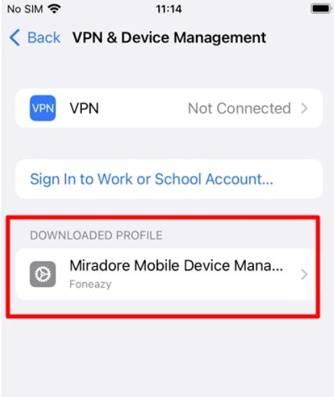 delete any profile you do not know
