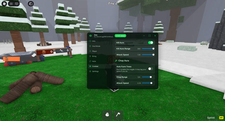 Delta Executor para 99 Noites na Floresta